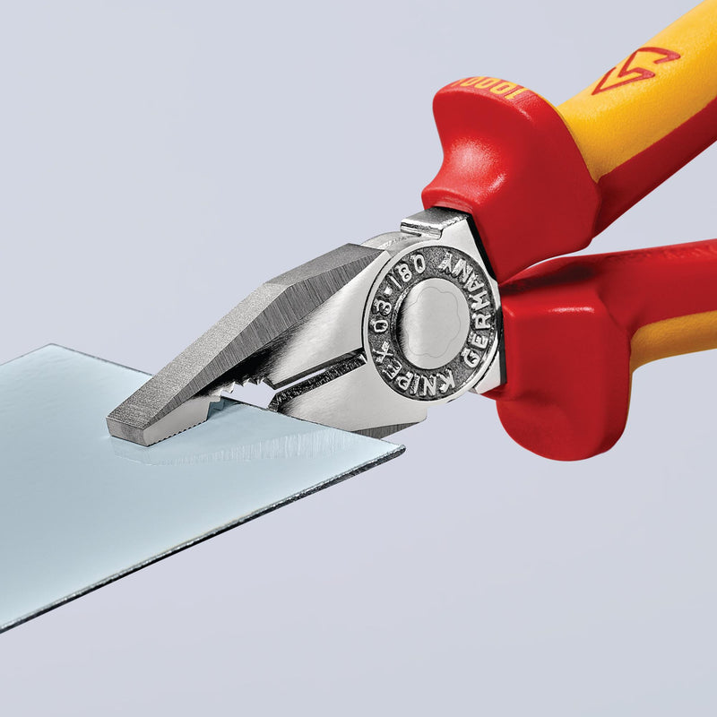 Draper 25157 KNIPEX 03 06 180 T BK Combination Pliers, 180mm