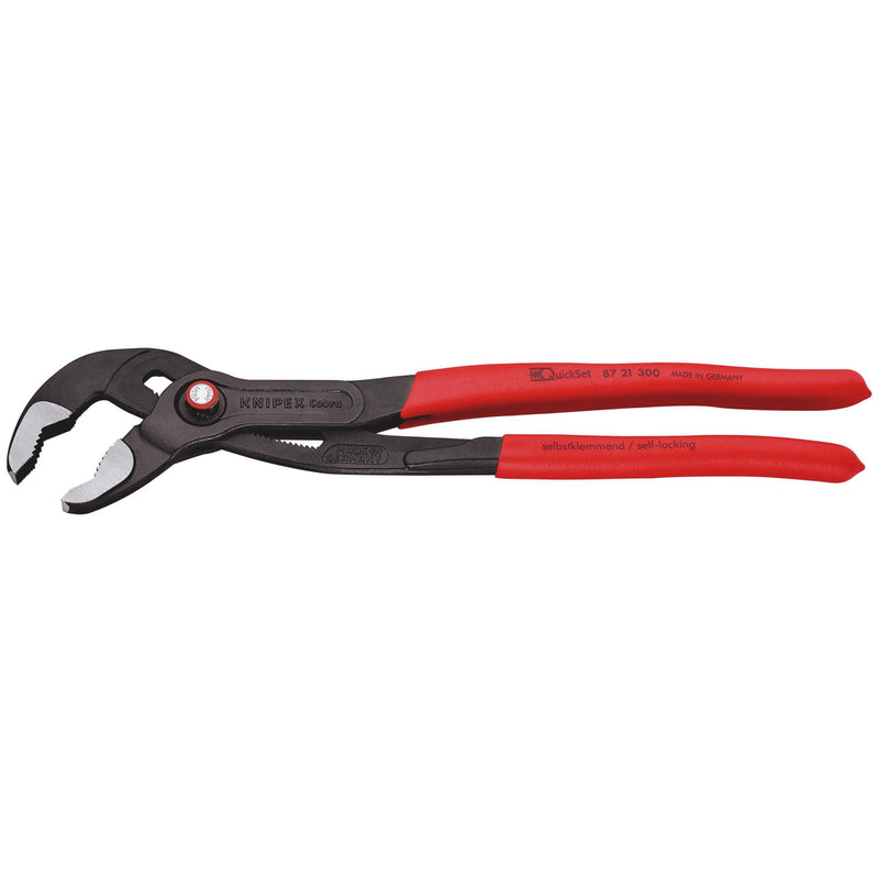 Draper 26005 KNIPEX 87 21 300 SB Cobra® QuickSet High-Tech Water Pump Pliers, 300mm