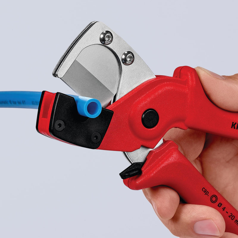 Draper 26071 KNIPEX 90 10 185 SB Pipe Cutter For Multilayer And Pneumatic Hoses,185mm