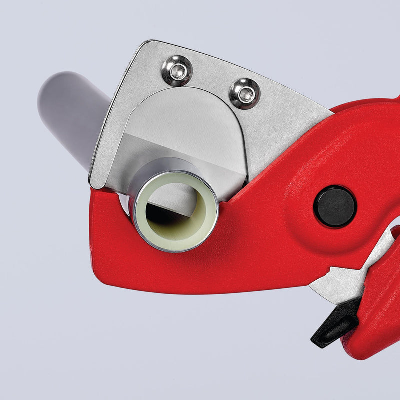 Draper 26089 KNIPEX 90 25 185 SB Pipe Cutter for Plastic Composite Pipes, 185mm