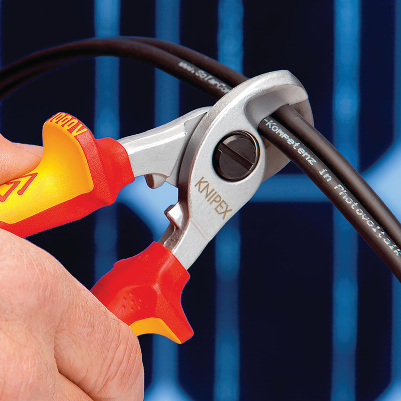 Draper 26122 KNIPEX 95 16 165 T BK VDE Cable Shears, 165mm