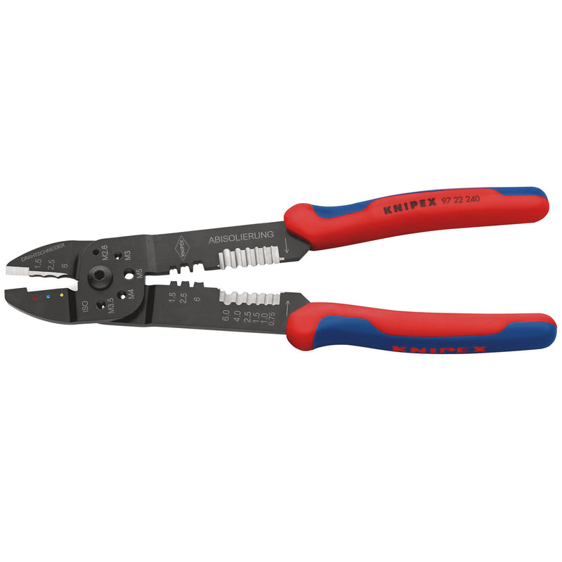 Draper 26136 KNIPEX 97 22 240 SB Crimping Pliers with Multi-Component Grips, 240mm