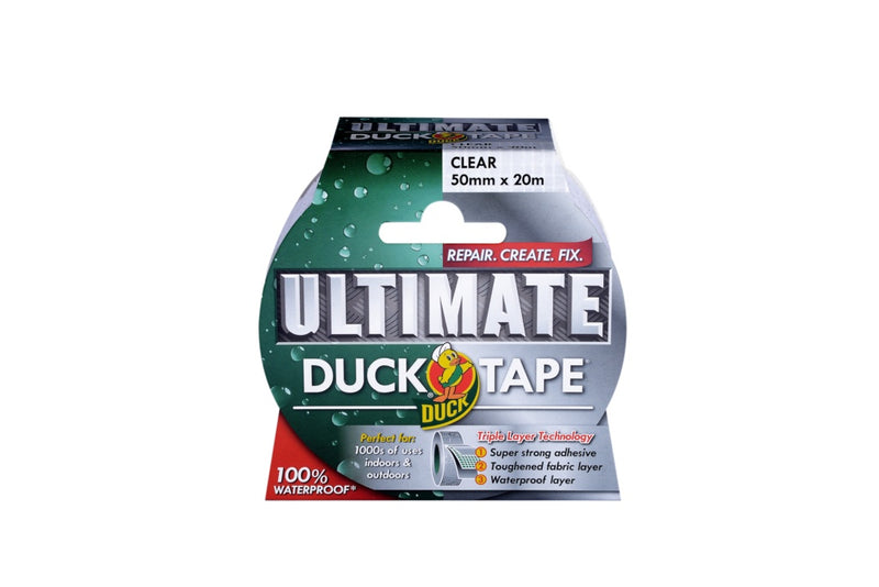 Duck Tape Ultimate Duck Tape Clear 50mm x 20m