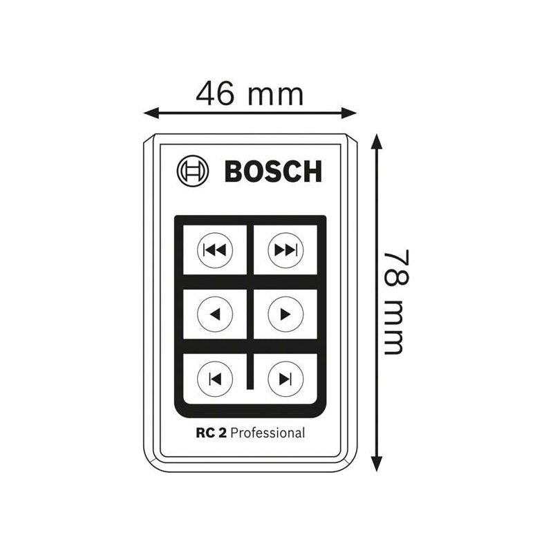 Bosch RC 2 Professional Remote Bosch - RockBottom Northampton