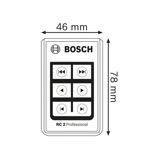 Bosch RC 2 Professional Remote Bosch - RockBottom Northampton