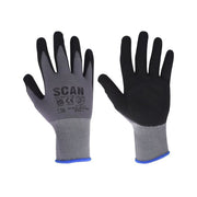 Scan Breathable Microfoam Nitrile Gloves - L (Size 9) Scan - RockBottom Nothampton