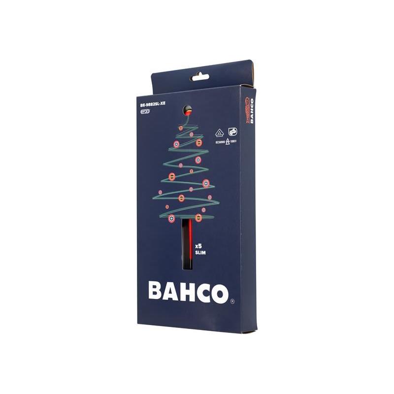 Bahco XMAS BE-9882SL ERGO™ Slim VDE Insulated Screwdriver Set, 5 Piece Bahco - RockBottom Northampton