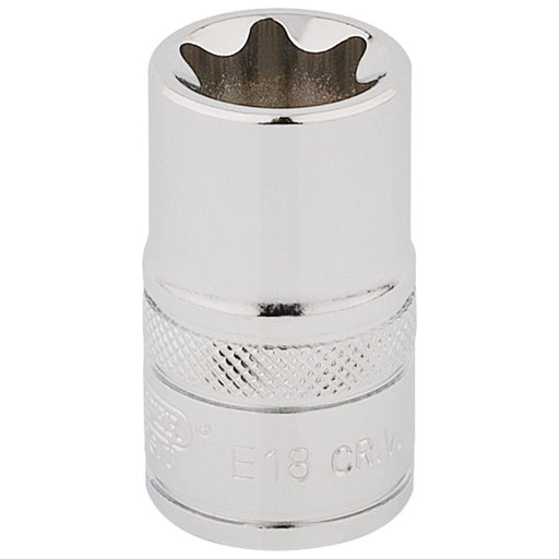 Draper TX-STAR Socket, 1/2" Sq. Dr., E18 34340 Draper - Town Tools 