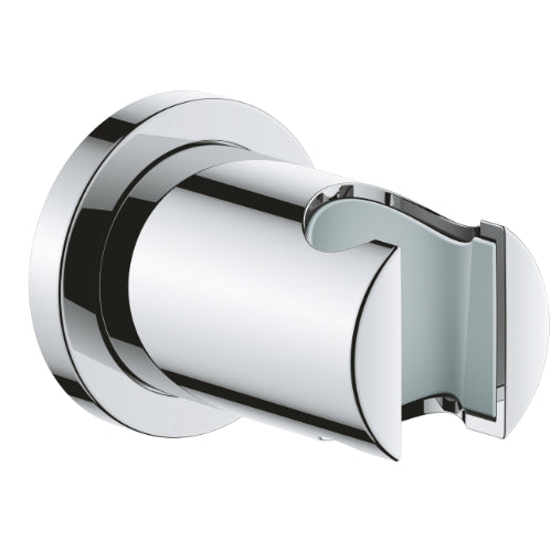 Rainshower Wall Holder Round Chrome