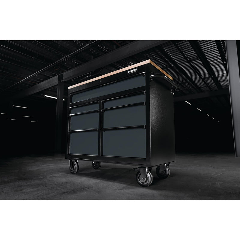 Draper 27207 BUNKER® 7 Drawer Workbench Roller Tool Cabinet, 41", Grey