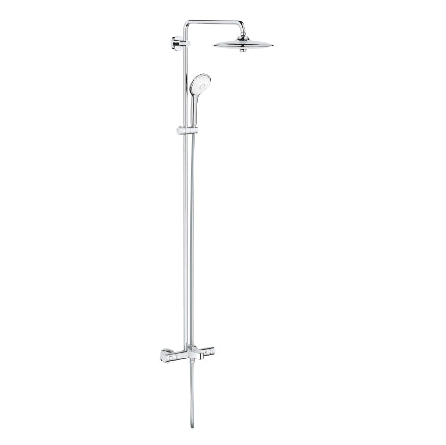 Euphoria Shower System with Bath Fill and 260mm head - 9.5lpm Chrome