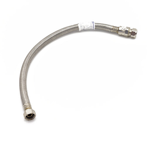 FLTC large bore flexi tap conn with iso valve 15mm x 1/2" x 500mm long