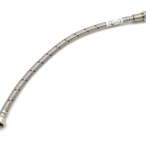 FLTC WRAS std bore flexi tap connector with iso valve 15mm x 1/2" x 500ml