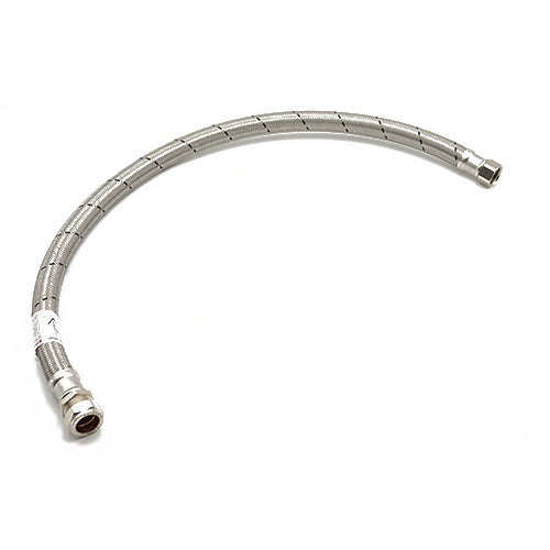 FLTC WRAS approved large bore flexible tap connector 22mm x 3/4" x 900mm long