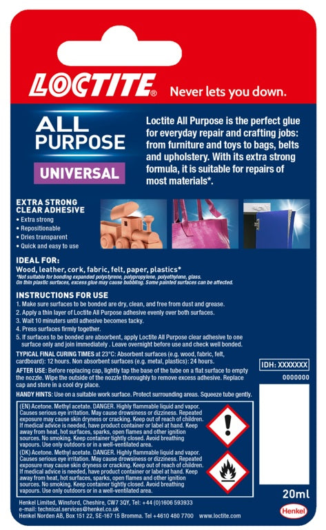 Loctite All Purpose Adhesive 20ml