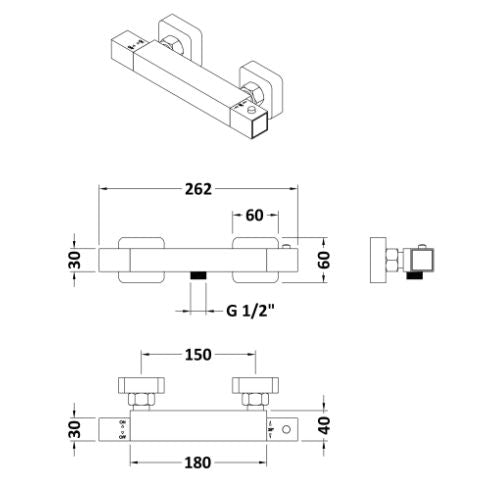 Fresssh Diamond II SQ Valve Only