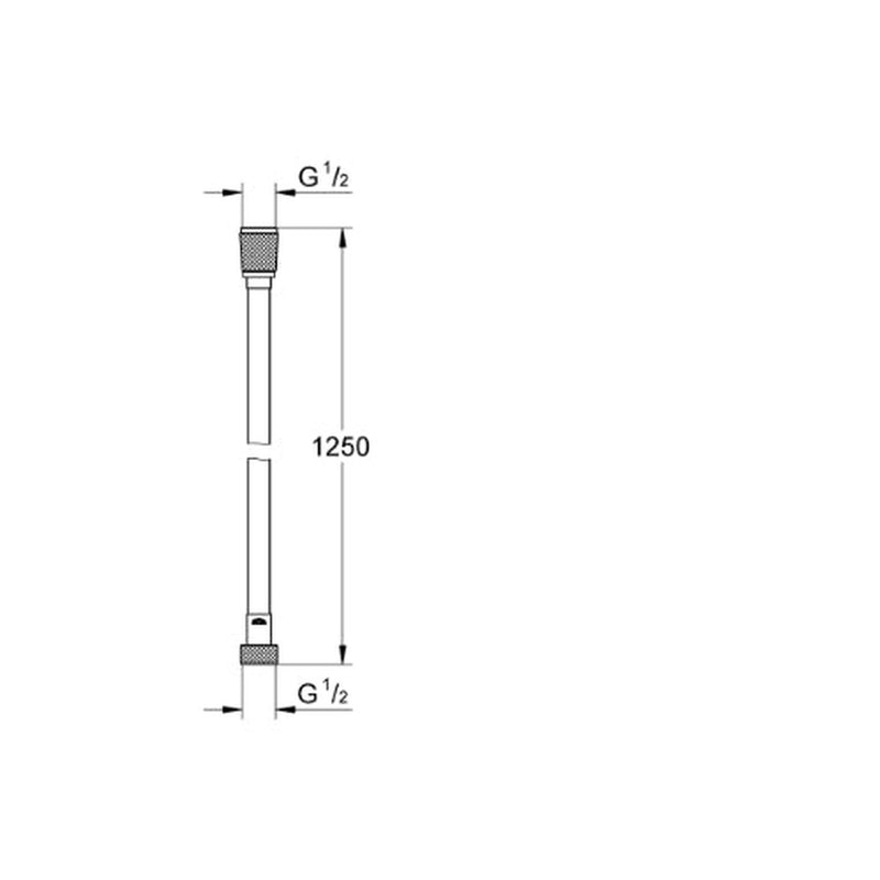 Shower hose - Silverflex Smooth 1250 mm