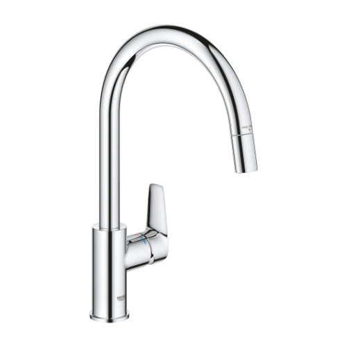 Grohe BauEdge OHM Sink C-Spout Pull Out Mou UK