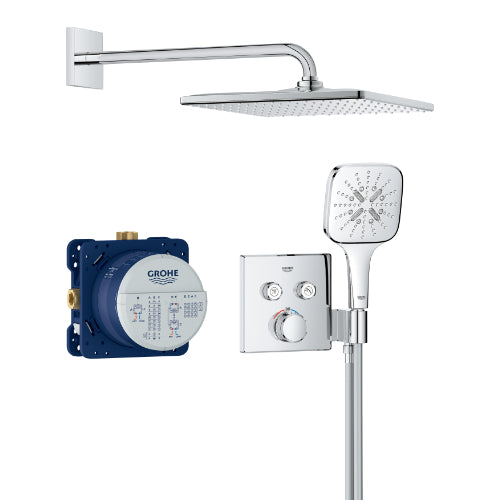Grohe Smartcontrol 2 Func Set Square 310 Chrome