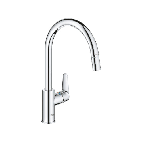 Grohe Bau Curve Single-Lever Sink Mixer 1/2"