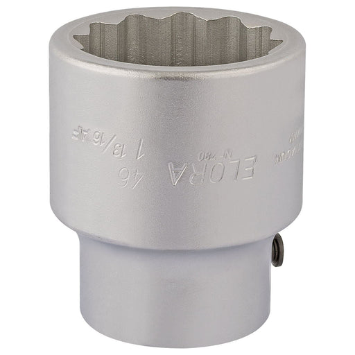 Draper 67476 Elora Bi-Hexagon Socket, 1" Sq. Dr., 46mm