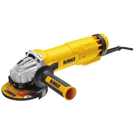 Dewalt Power Tools DWE4206K Mini Grinder 115mm & Kitbox 1010W 110V DeWALT Power Tools - RockBottom Northampton