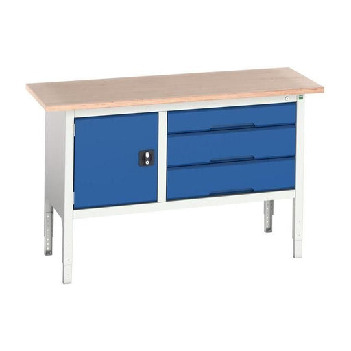 Bott Verso Adjustable Height Storage Bench 1500 x 600mm Bott - RockBottom Northampton