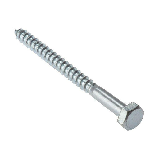 Forgefix Coach Screw Hexagon Head Single Thread ZP M8 x 60mm Bag 10 ForgeFix - RockBottom Northampton