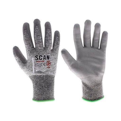 Scan PU Palm Cut D Gloves - XL (Size 10) Scan - RockBottom Nothampton