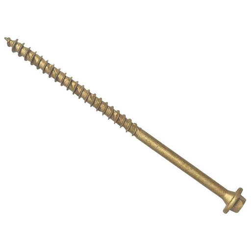Forgefix Hexagonal/TORX® Compatible Timber T30 Screws Tan 7x200mm Tub 50 ForgeFix - RockBottom Northampton