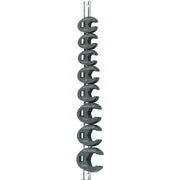 Draper Metric Crow Foot Spanner Set on a Metal Rail, 3/8" Sq. Dr. (8 Piece) Draper - Town Tools 