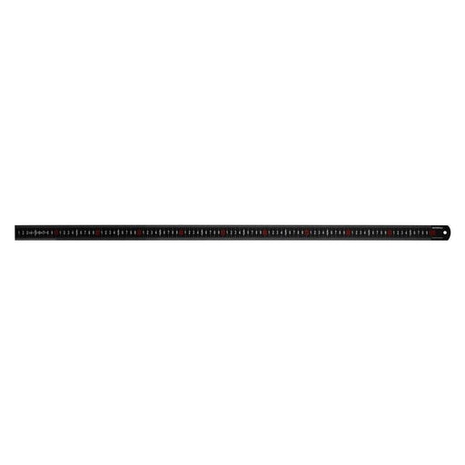 Faithfull Matt Black Stainless Steel Measuring Rule 1000mm Faithfull - RockBottom Northampton