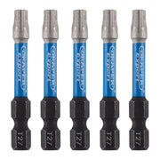 Draper 05654 Draper Expert TX-STAR® Impact Screwdriver Bits, T27 x 50mm, 1/4" Hex (Pack of 5)