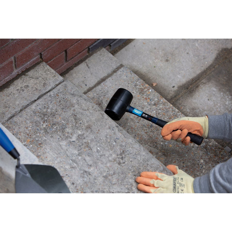 Draper 08017 Draper Expert Rubber Mallet with Fibreglass Shaft, 450g/16oz