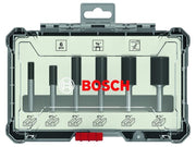 Bosch Powertool Accessories PRO Router Bit Straight Set, 6 Piece Bosch Powertool Accessories - RockBottom Northampton