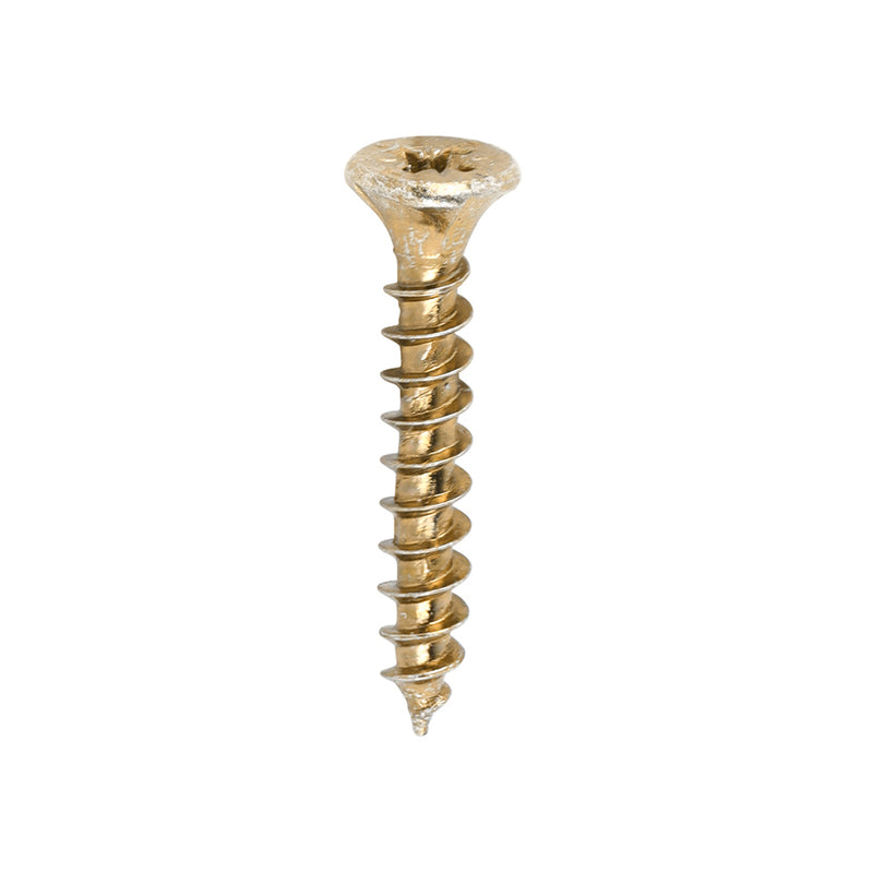 TIMCO Velocity Premium Multi-Use Countersunk Gold Woodscrews — Box