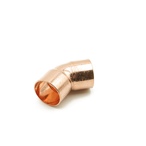 Prima Plus endfeed obtuse elbow 45' 35mm