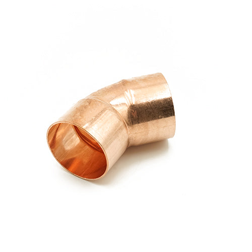 Prima Plus endfeed obtuse elbow 45' 54mm