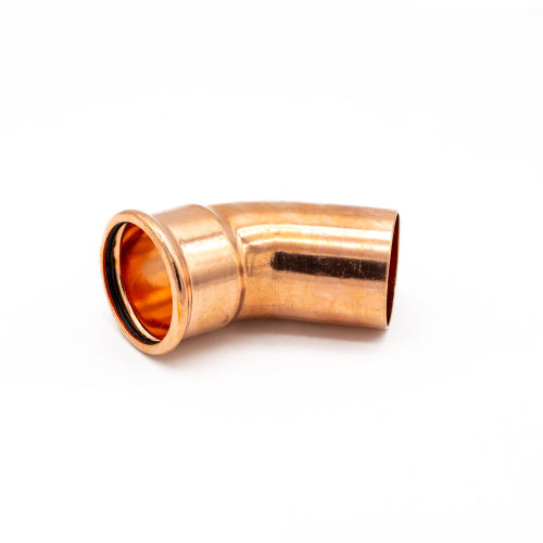 PrimaPress Pressfit 45 deg Obtuse Street  Elbow 54mm