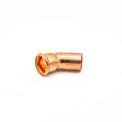 PrimaPress Pressfit GAS 45 deg Obtuse Street  Elbow 35mm