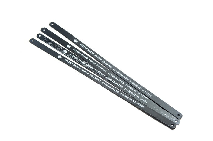 Globemaster 12" Hacksaw Blade Set Pack of 4