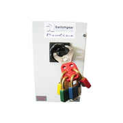 Abus Mechanical 702 Lock Off Hasp 38mm (1.1/2in) Red ABUS Mechanical - RockBottom Northampton 