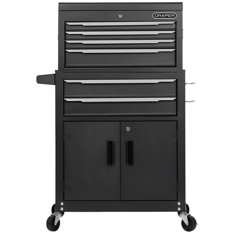 Draper 30680 Combined Roller Cabinet and Tool Chest, 6 Drawer, 24"