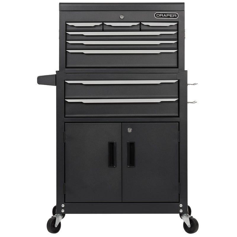 Draper 30681 Combined Roller Cabinet and Tool Chest, 8 Drawer, 24"