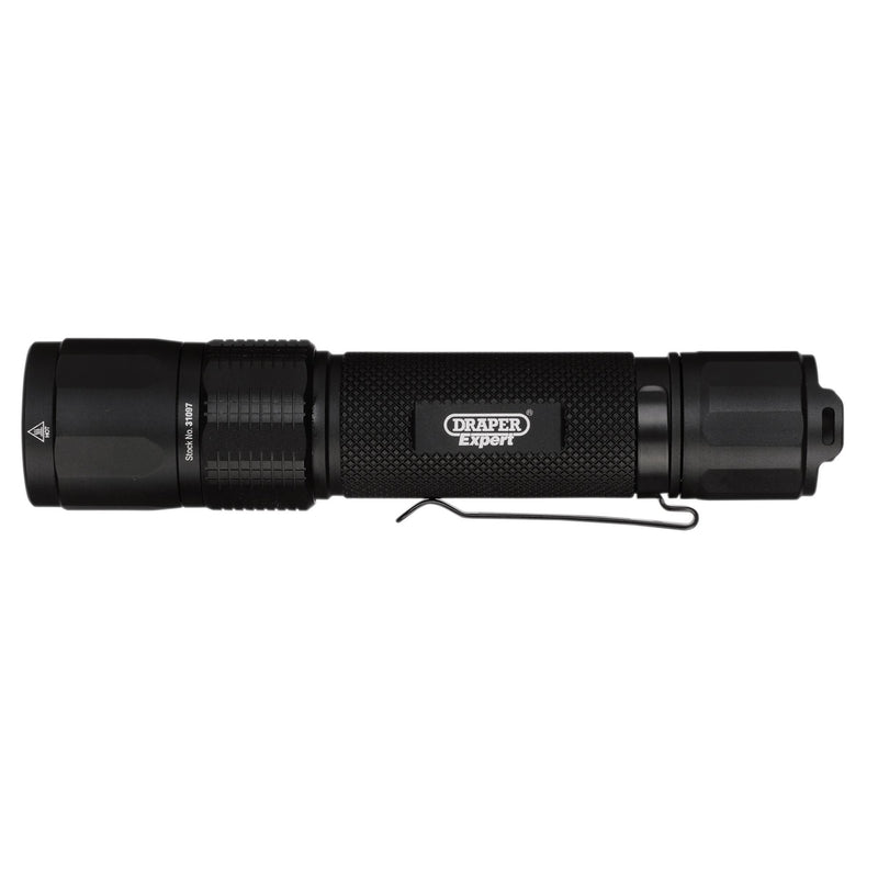 Draper 31097 Draper Expert SMD LED USB Rechargeable High Performance Torch, 25W, 2500 Lumens, USB-C Cable Supplied