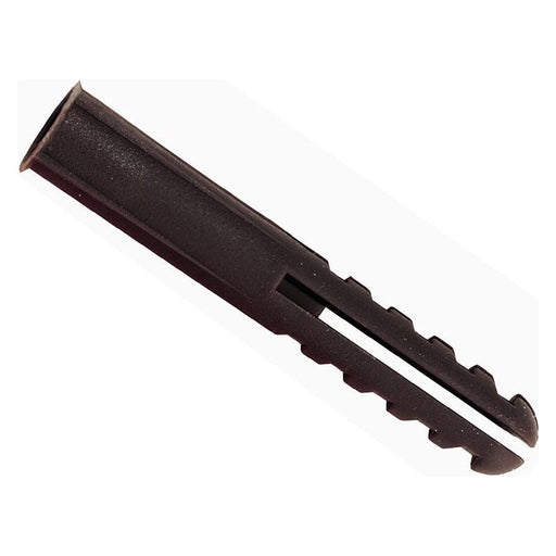 Rawlplug Brown Plastic Plugs Screw Size No.10-14 (10 x (Card 100) Rawlplug - RockBottom Nothampton
