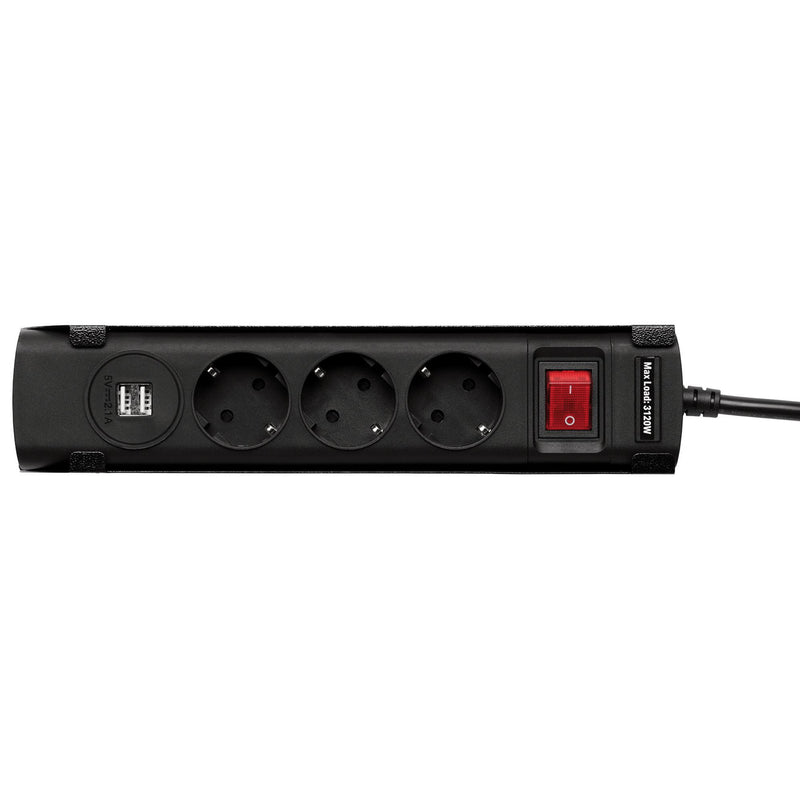 Draper 31712 BUNKER EU Power Strip with Magnetic Holder