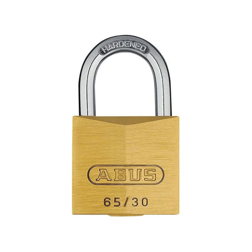 Abus Mechanical 65/30mm Brass Padlock Keyed Alike 305 ABUS Mechanical - RockBottom Northampton 