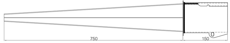 Picardy Bolt Grip Spike 100 x 100 x 750mm