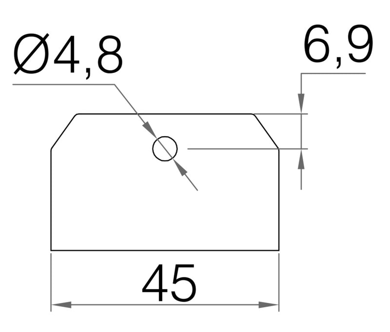 Picardy Fence Clip 41mm